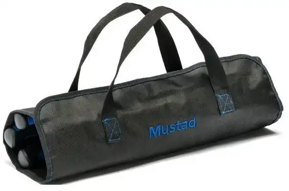 Mustad Fish Filleting Kit - 3 x Fishing Knives,Knife Sharpener in Roll Up Bag