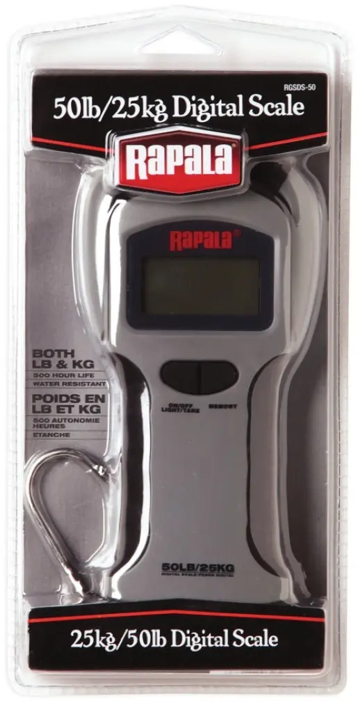 25kg/50lb Rapala Water Resistant Proguide Digital Scale