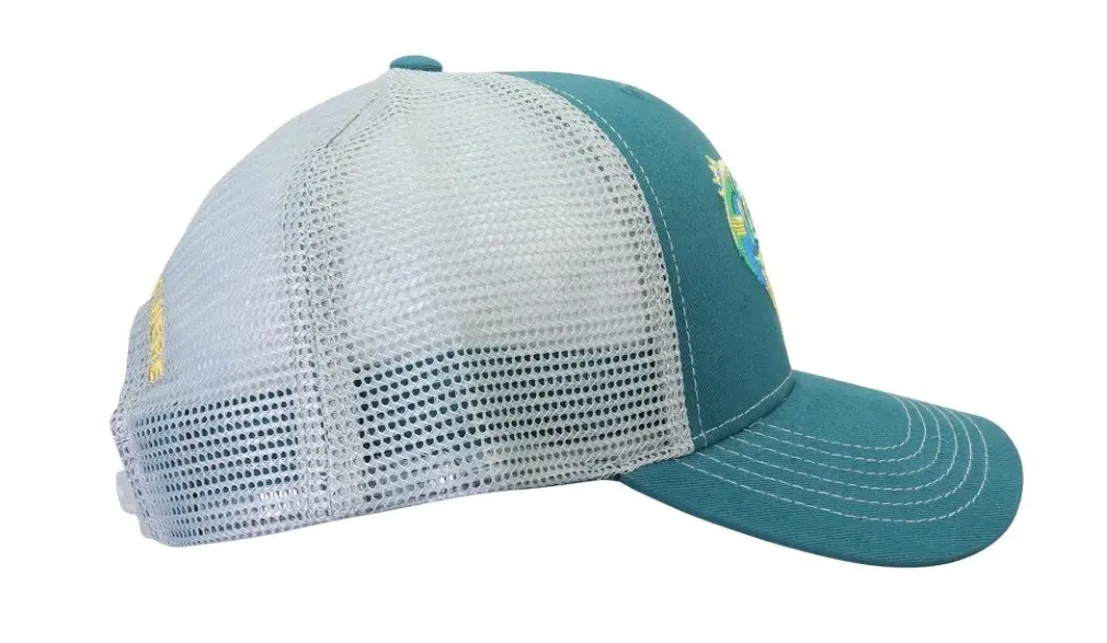 Platypus Fishing Lines Dark Teal/Light Grey Premium Trucker Cap