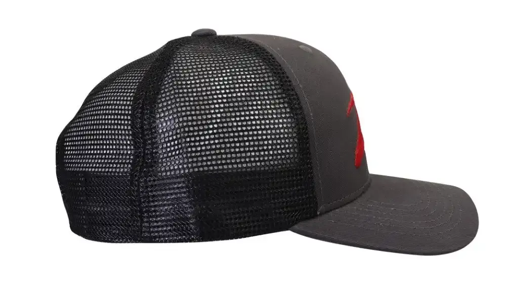 Zman Charcoal/Black Trucker Cap with Adjustable Snap Closure