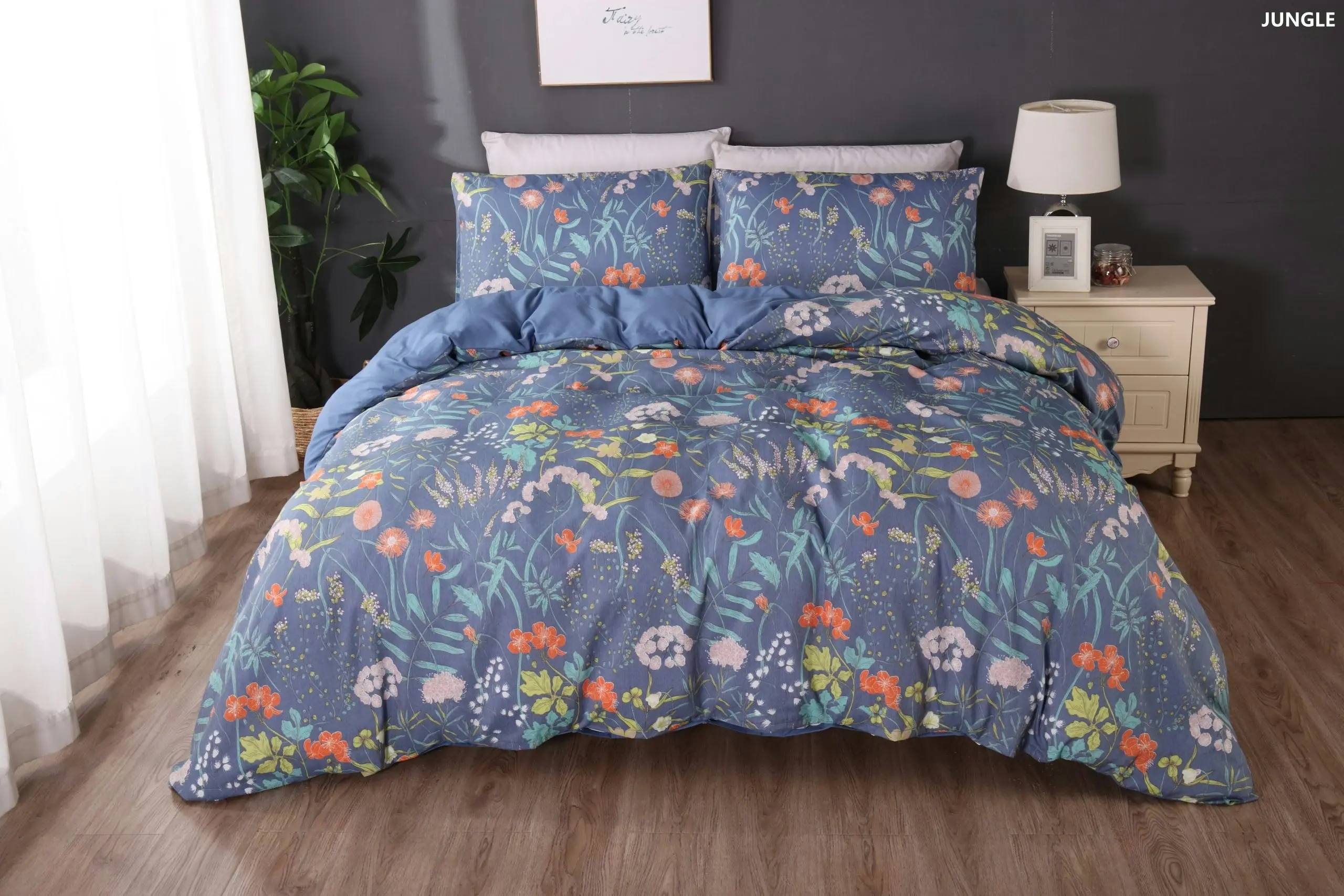 Ramesses Printed 2000TC Cooling Bamboo Blend Quilt Cover Set