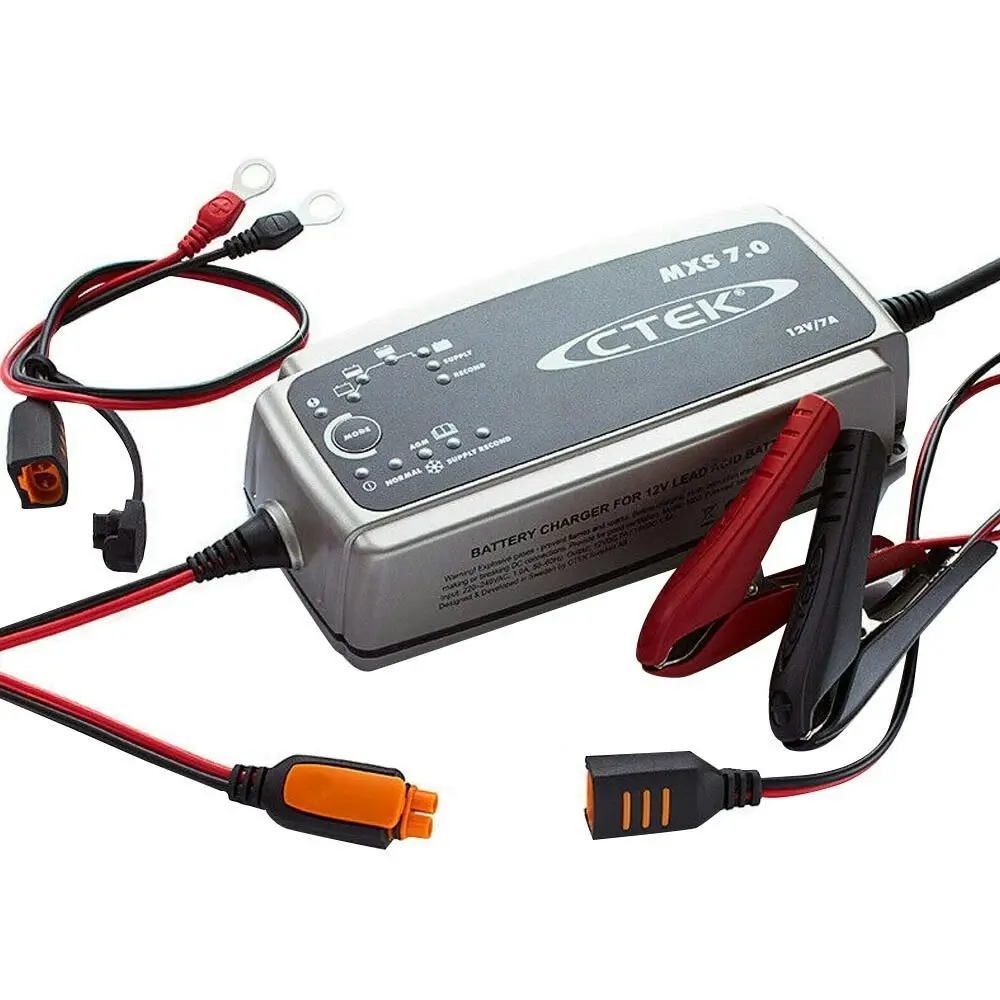 CTEK MXS 7.0 12V Smart Battery Charger 7Amp Car Boat 4WD Caravan Gel AGM