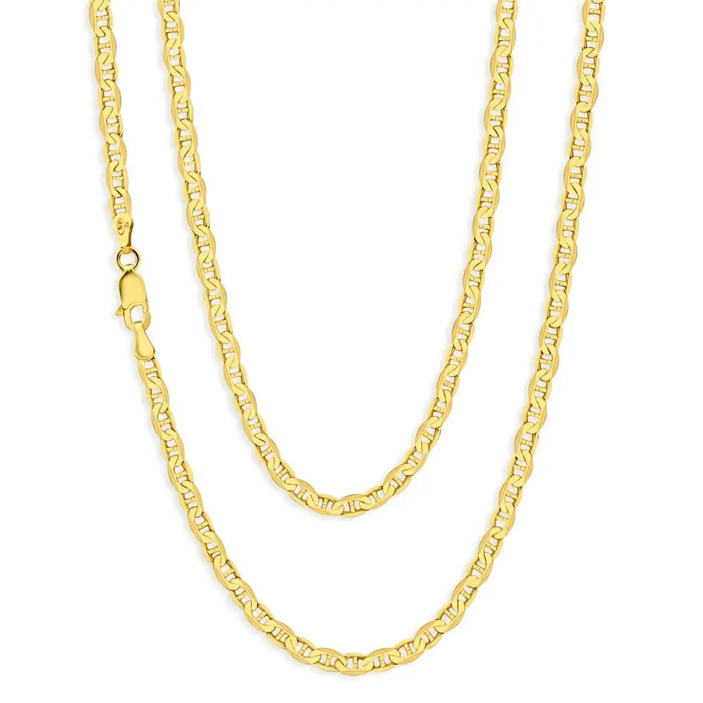 9ct Charming Yellow Gold Anchor Chain