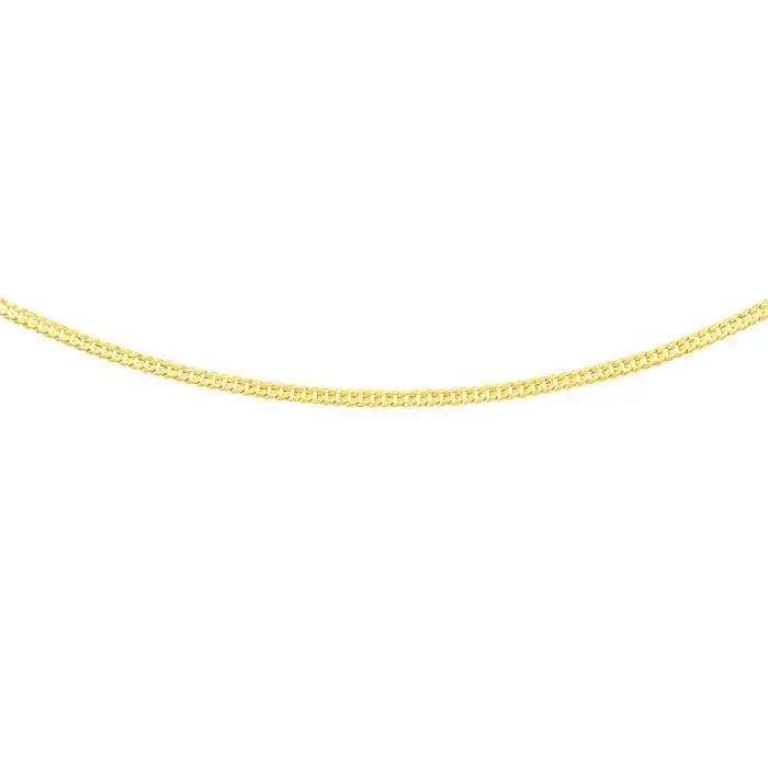 9ct Yellow Gold Curb Chain 50cm 90 Gauge