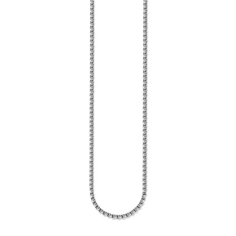 Thomas Sabo Sterling Silver Oxidised 53cm Box Chain