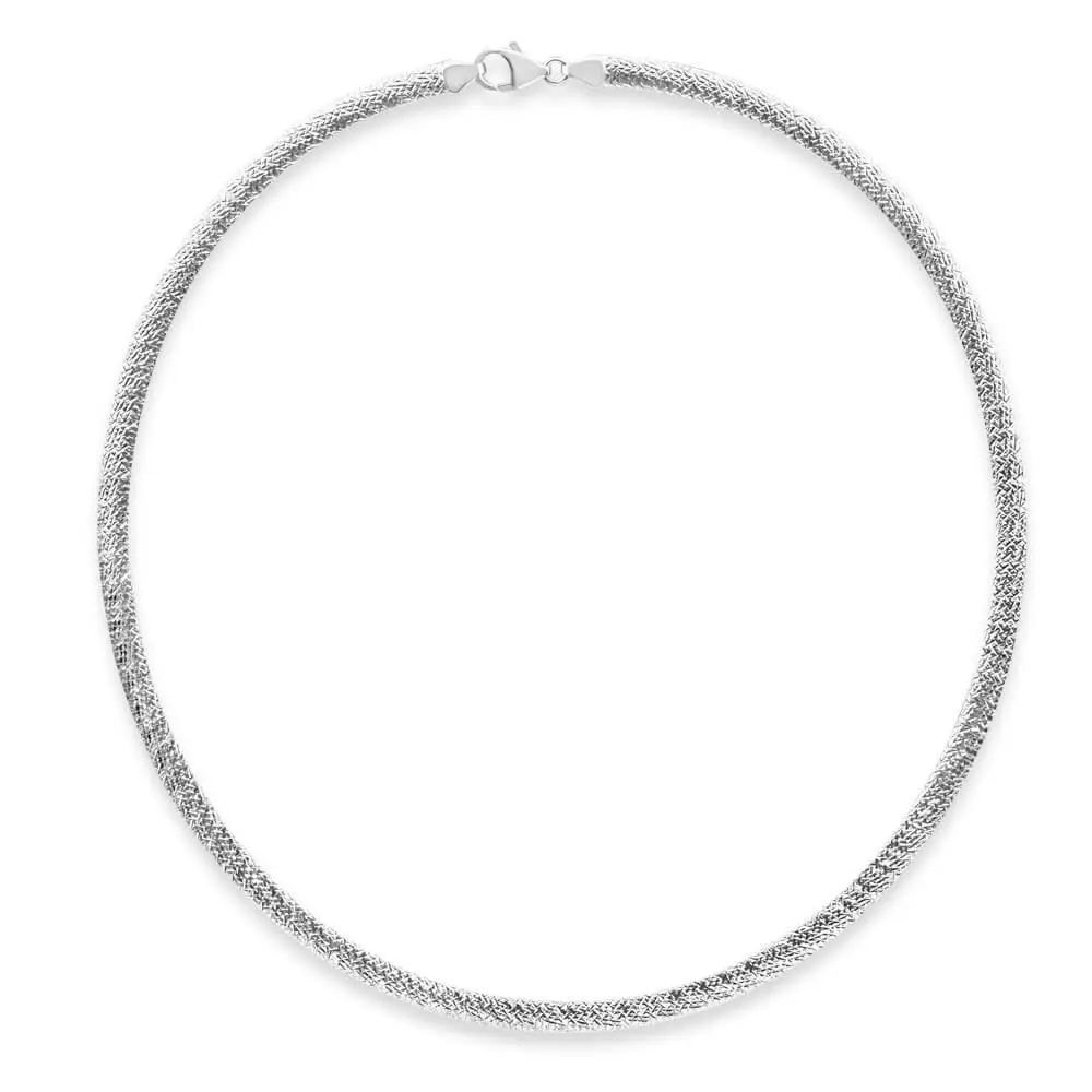 Sterling Silver Reversible Omega 5mm Chain