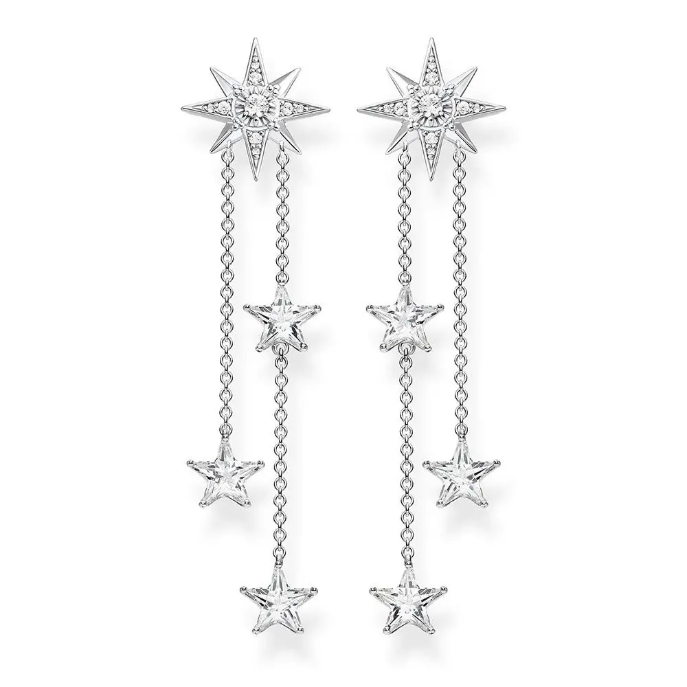 Sterling Silver Thomas Sabo Magic Stars Cascade Earrings