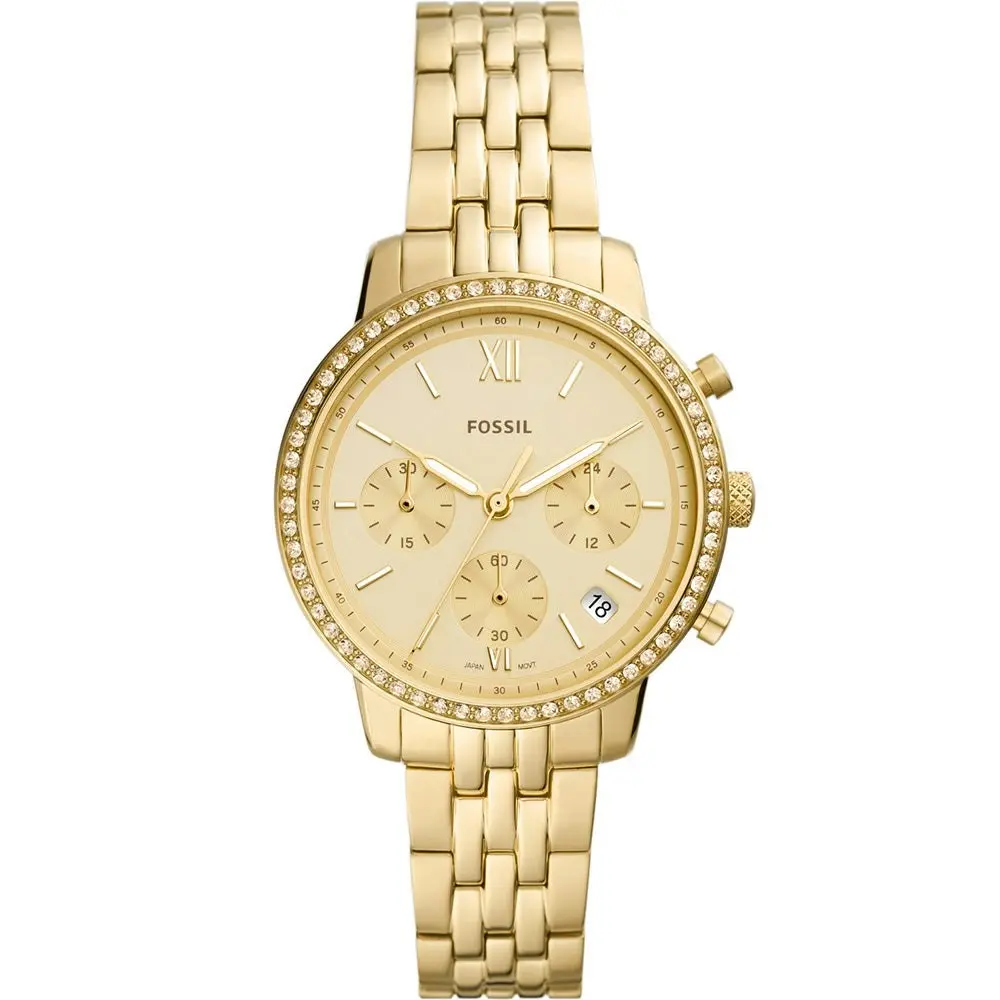 Fossil ES5219 Neutra Gold Tone Womens Watch