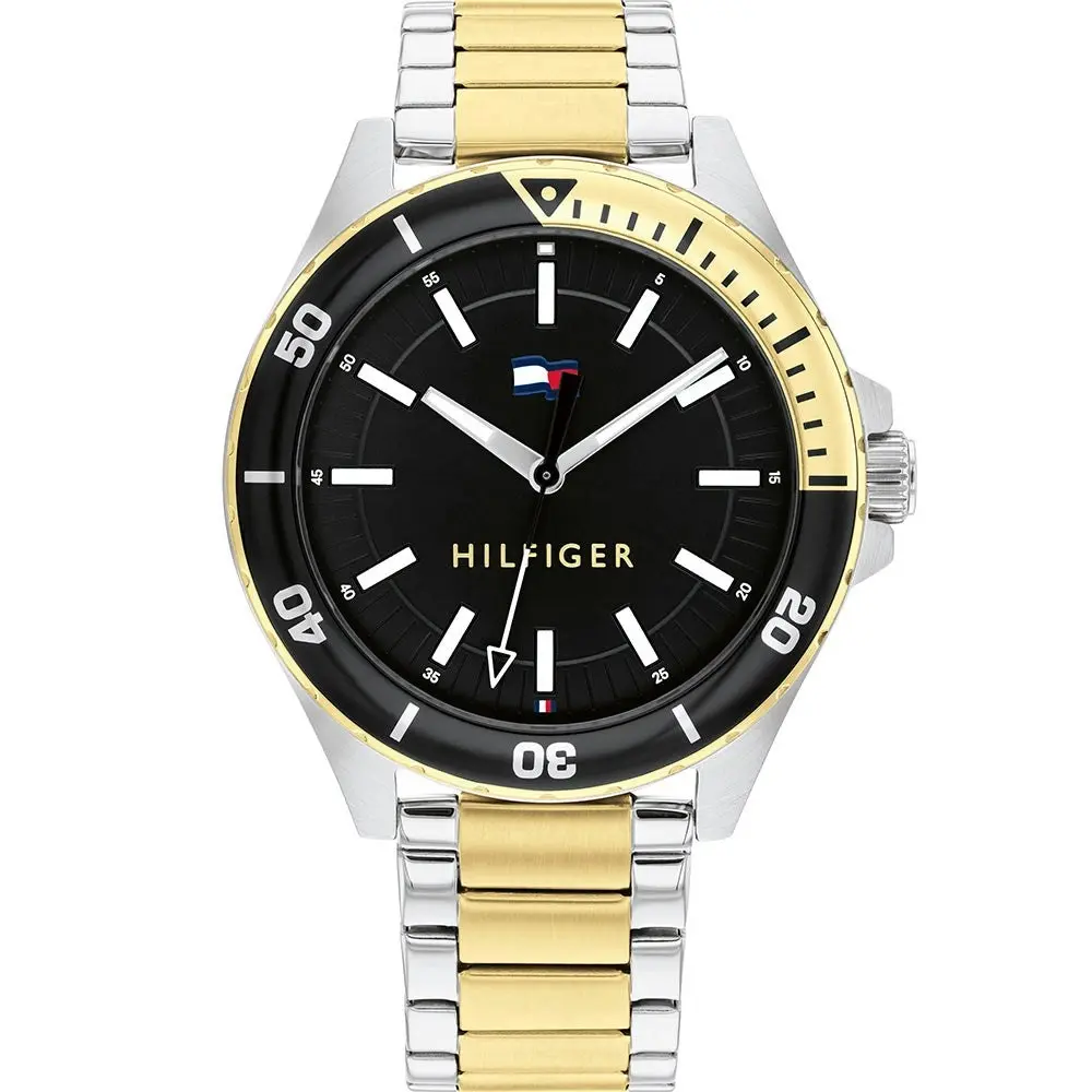 Tommy Hilfiger 1792013 Logan Gold Tone Mens Watch