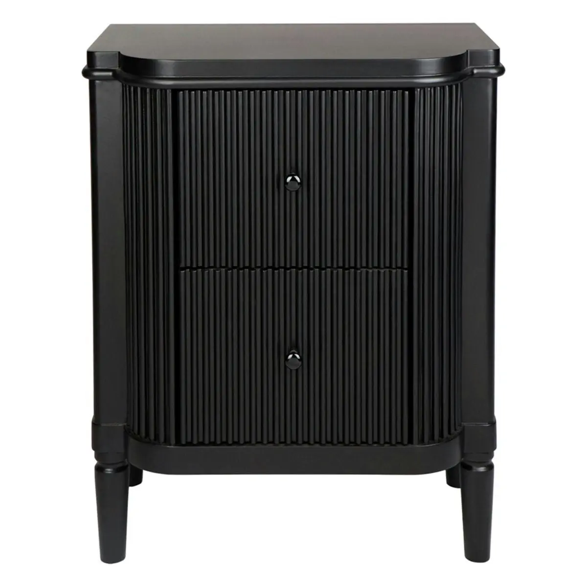 Ariella Bedside Table - Black