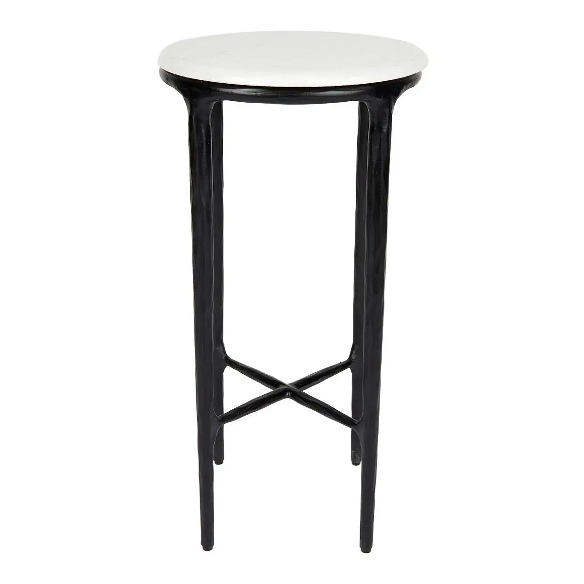 Heston Marble Petite Side Table - Black