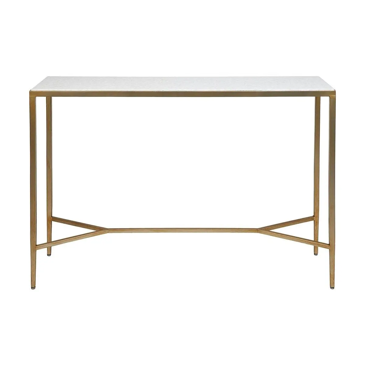 Chloe Stone Console Table - Large Antique Gold