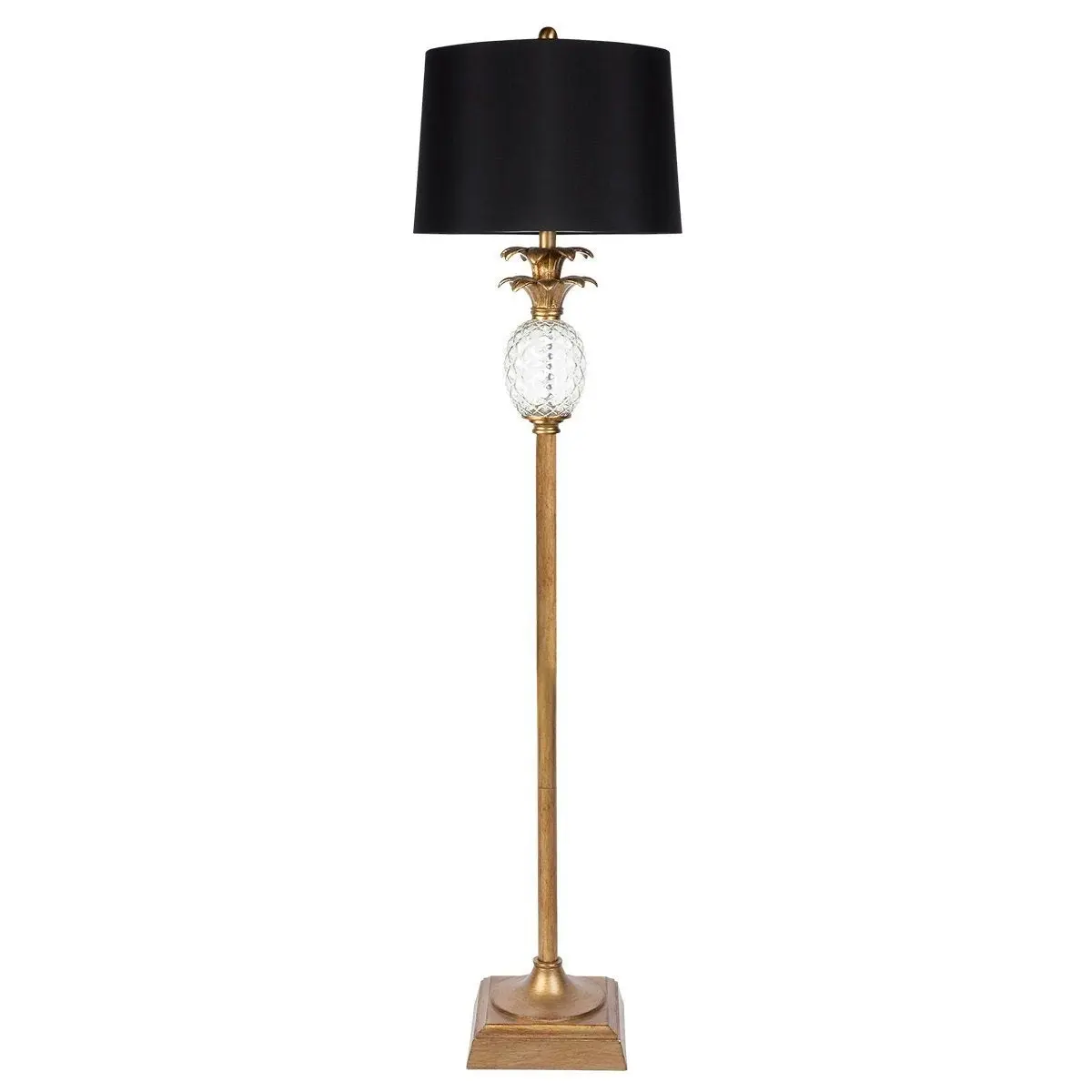 Langley Floor Lamp - Antique Gold