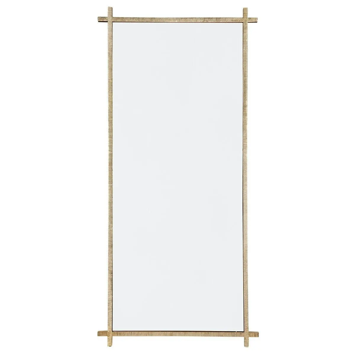 Oliverio Floor Mirror - Gold Leaf