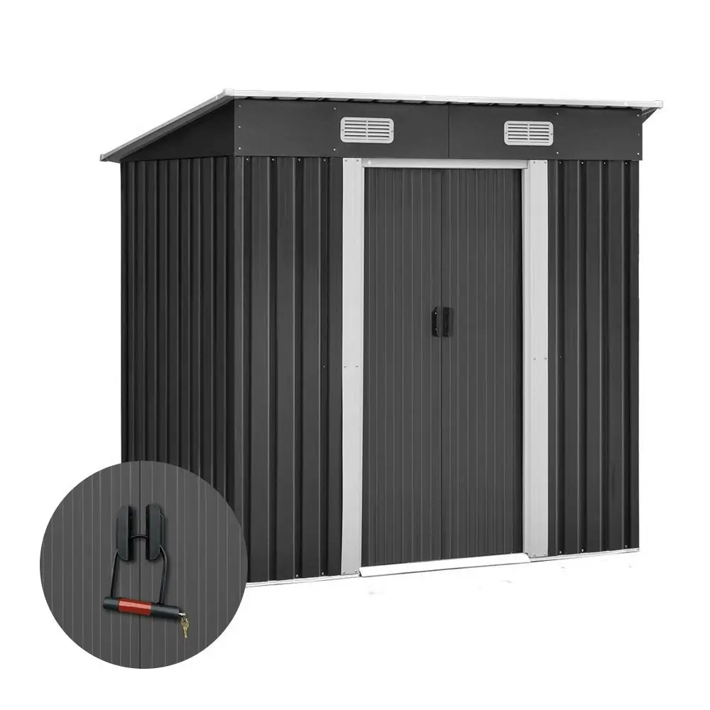 Giantz Garden Shed 1.94x1.21M Sheds Outdoor Storage Workshop House Tool Shelter Sliding Door