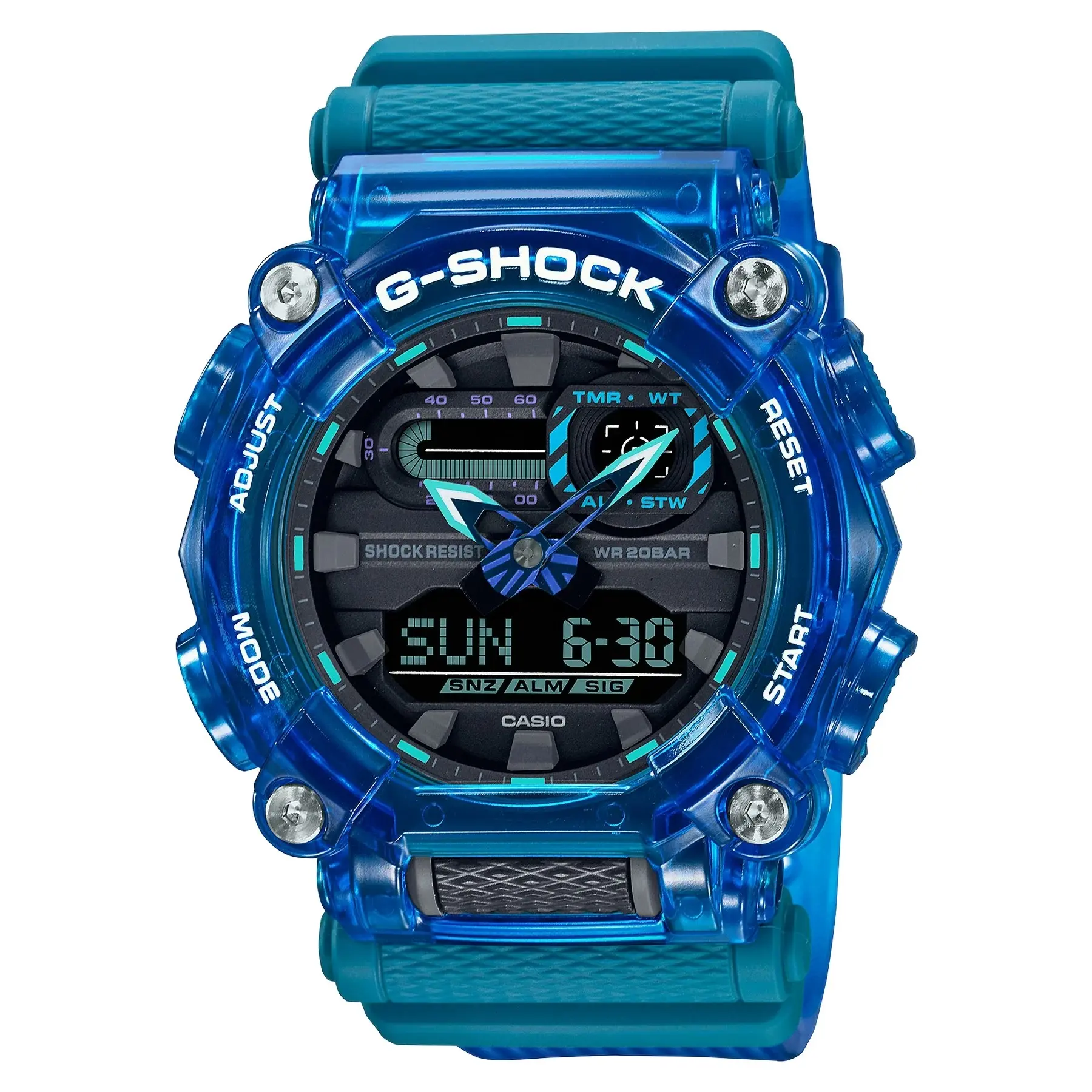 G-Shock Sound Waves Series Digital & Analogue Watch GA900SKL-2A