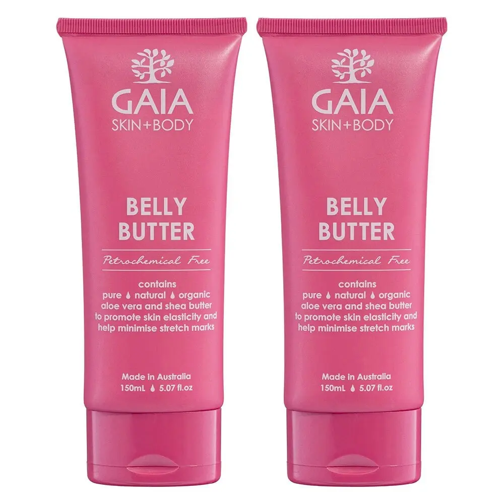 Gaia 300ml Pure/Natural/Organic Belly Butter/Cream Women/Moms Skin Pregnancy