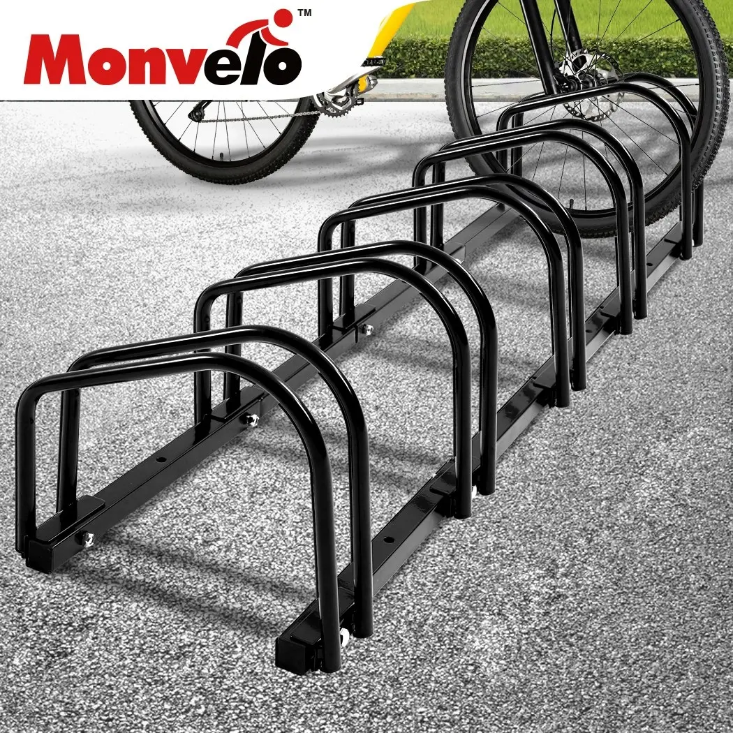 5 Bikes Stand Bicycle Bike Rack Floor Parking Instant Storage Cycling Portable