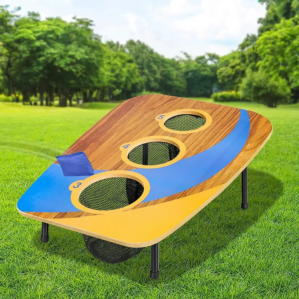 BoPeep Kids Bean Bag Toss Game Set Children Wooden Outdoor Toys Theme Party