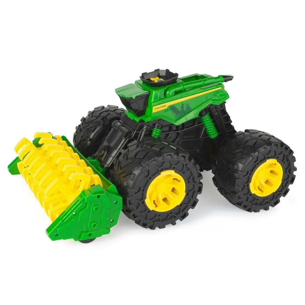 John Deere Kids 45cm Monster Treads Super Scale Combine Children Vehicle Toy 3y+