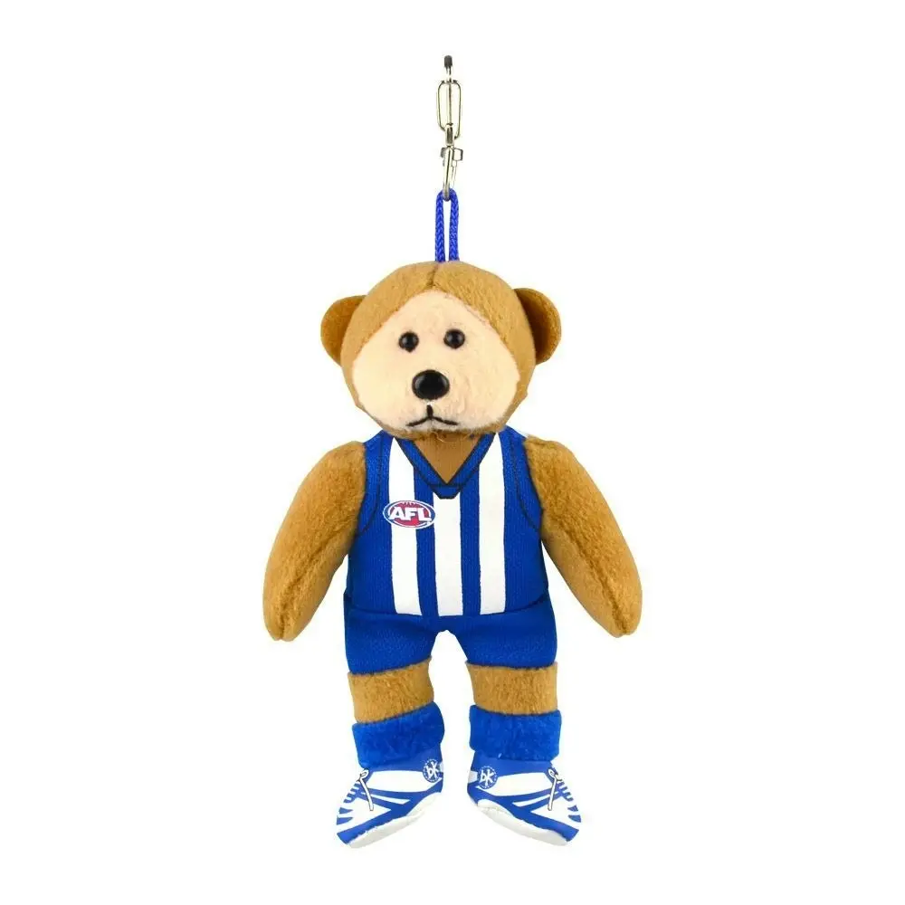 AFL Keyclip North Melbourne Children 14cm Footy Team Soft Collectible Toy 3y+