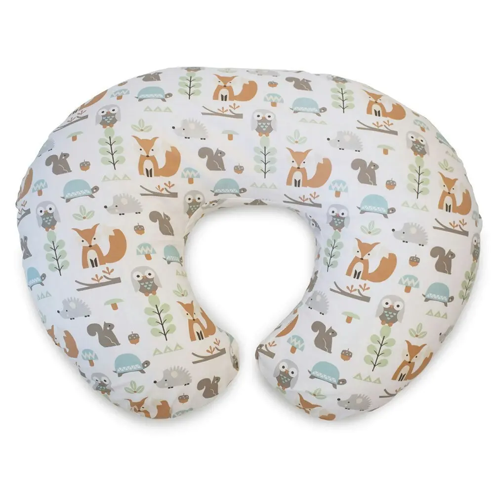 Chicco Boppy Support Pillow Breast Feeding Nursing/Infant Newborn Baby Woodland