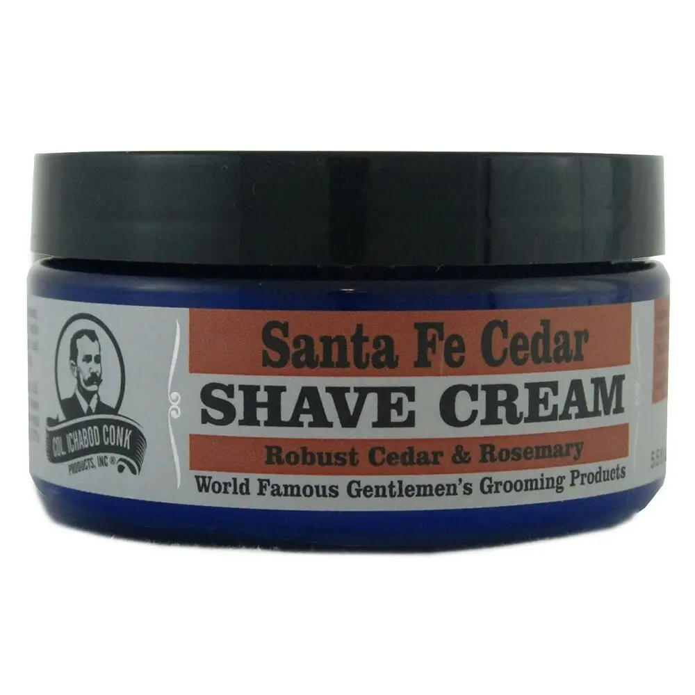 Colonel Conk 160ml Beard/Moustache Shave Cream Grooming/Shaving Santa Fe Cedar