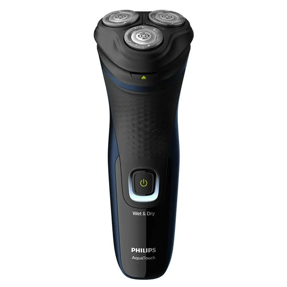 Philips Aqua Touch Electric Men Wet/Dry Shaver 1000 w/ Pop Up Trimmer Blue/Black