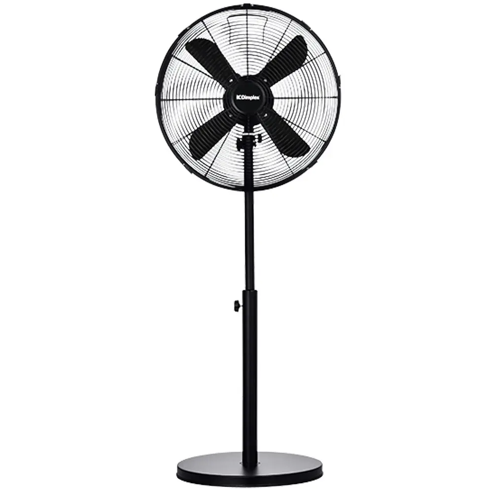 Dimplex 40cm High Velocity Oscillating Pedestal Fan/3 Speed/Air Cooler Matte BLK