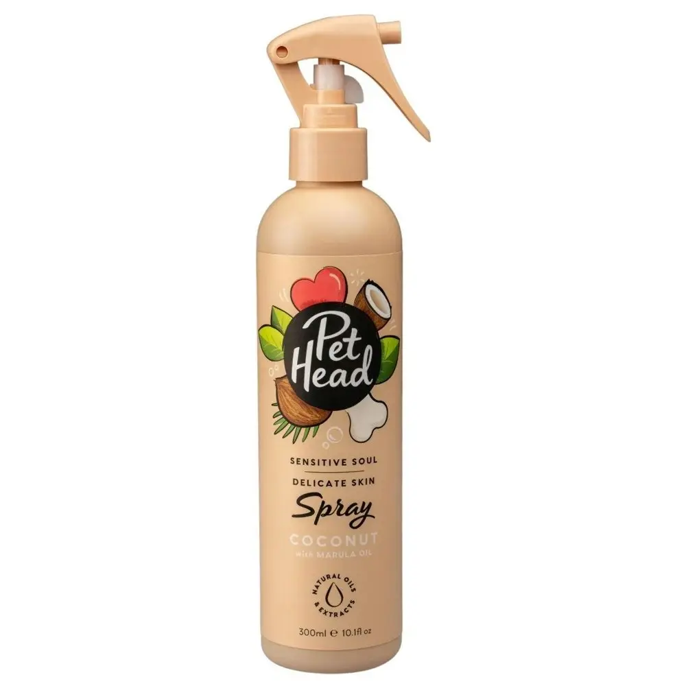 Pet Head Sensitive Soul 300ml Pet Dog Grooming Scent Spray/Deodoriser Coconut