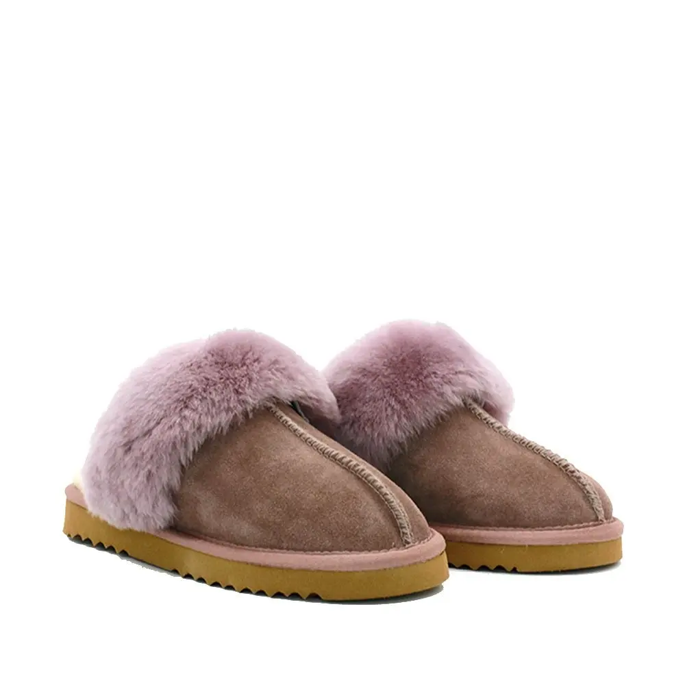 Waratah UGG® Wool Collar Scuff - Pink