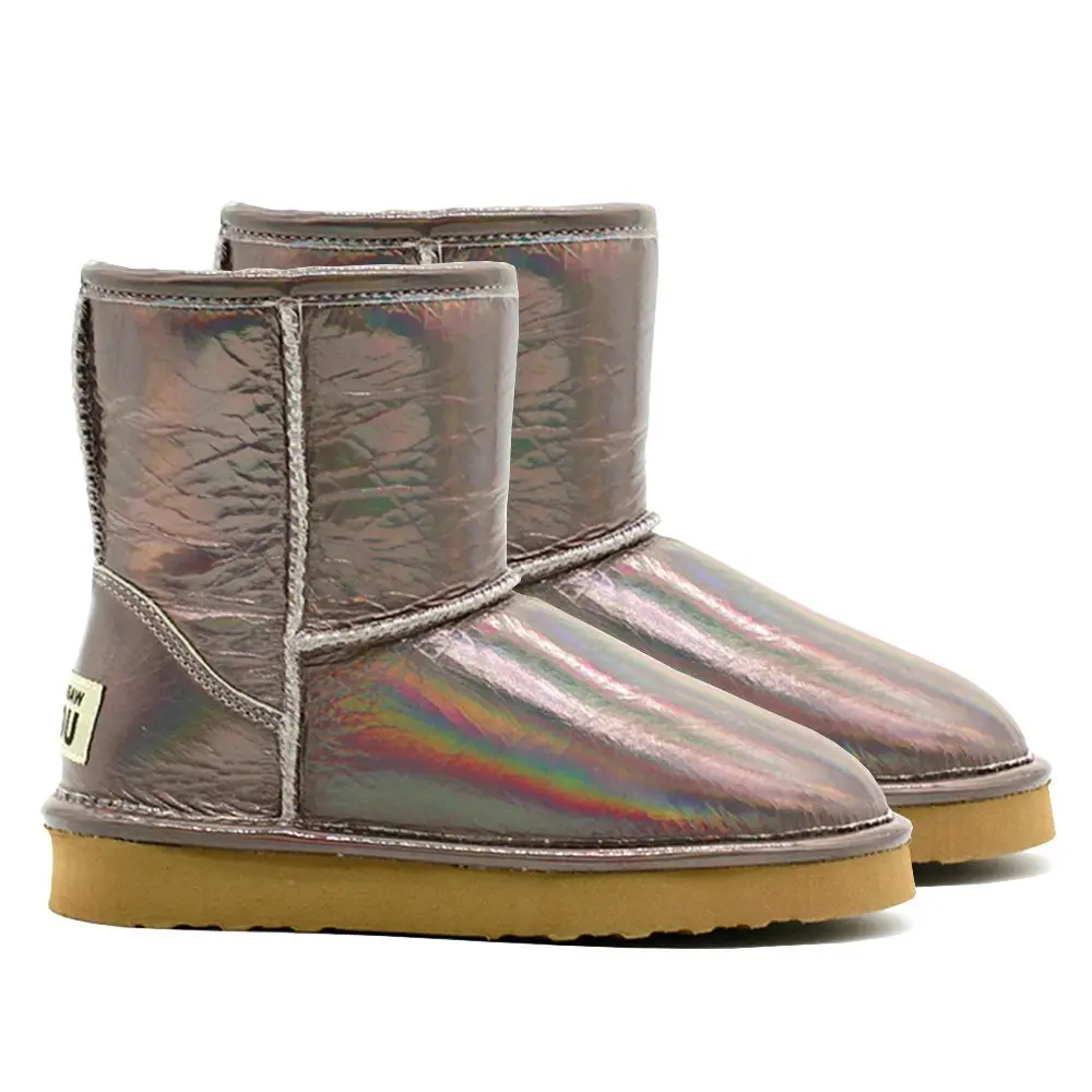 Waratah UGG® Holographic Kids Zip UGG Boots - Periwinkle