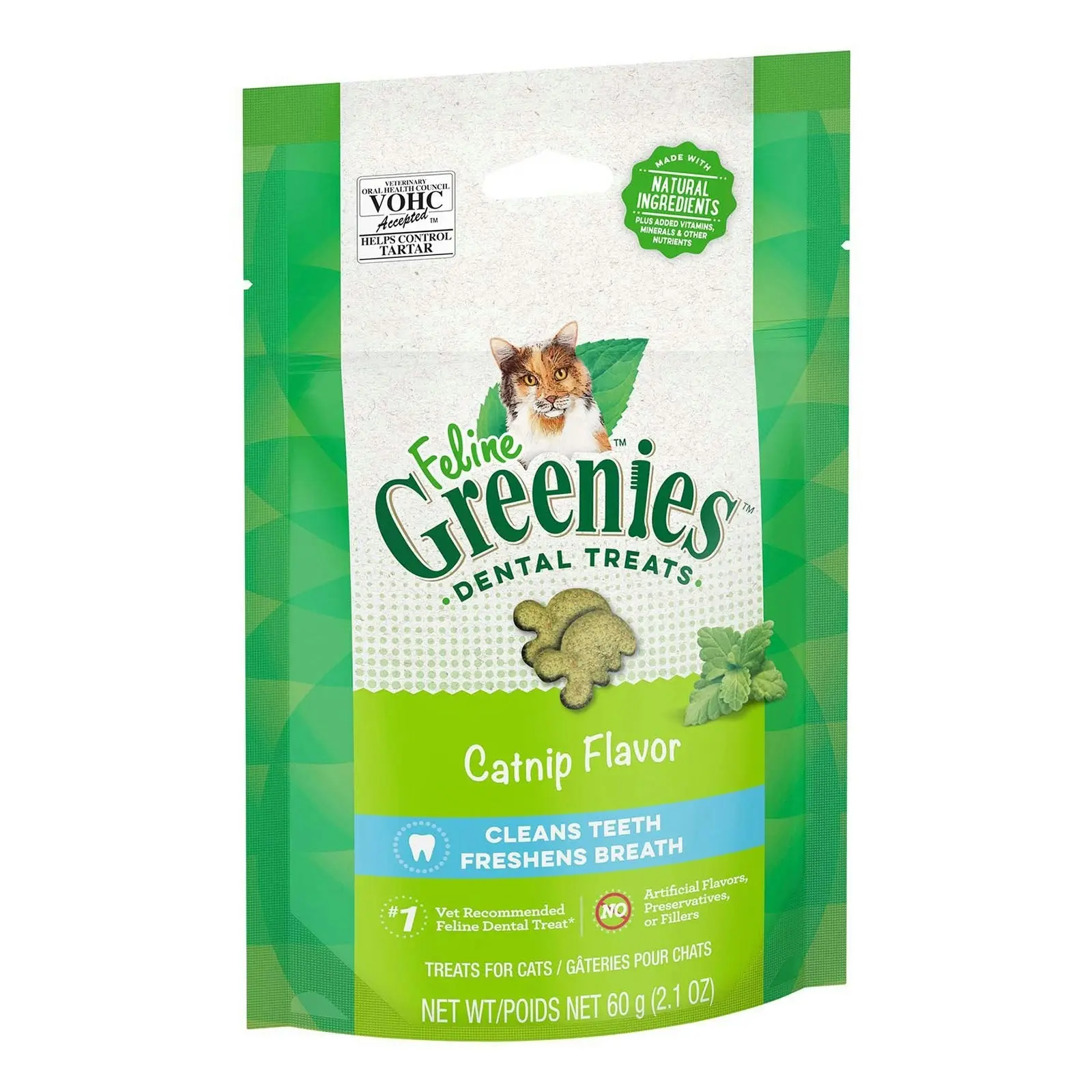 GREENIES Feline Dental Treats Catnip Flavour For Cats 130 GM