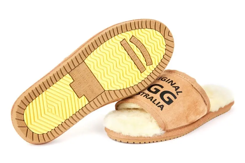 Original Ugg Australia Sliders Chestnut Print