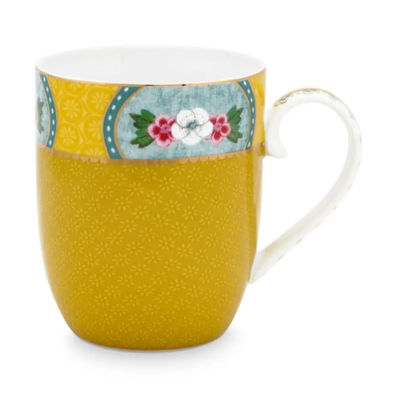 PIP Studio Blushing Birds Porcelain Yellow Small 145ml Mug