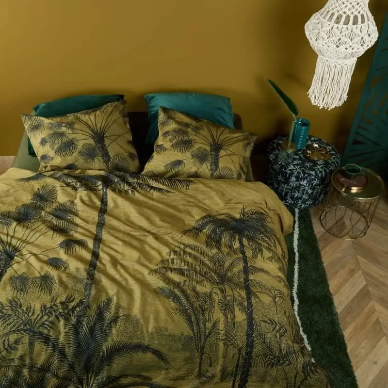 Bedding House Tour du Monde Cotton Ochre Quilt Cover Set