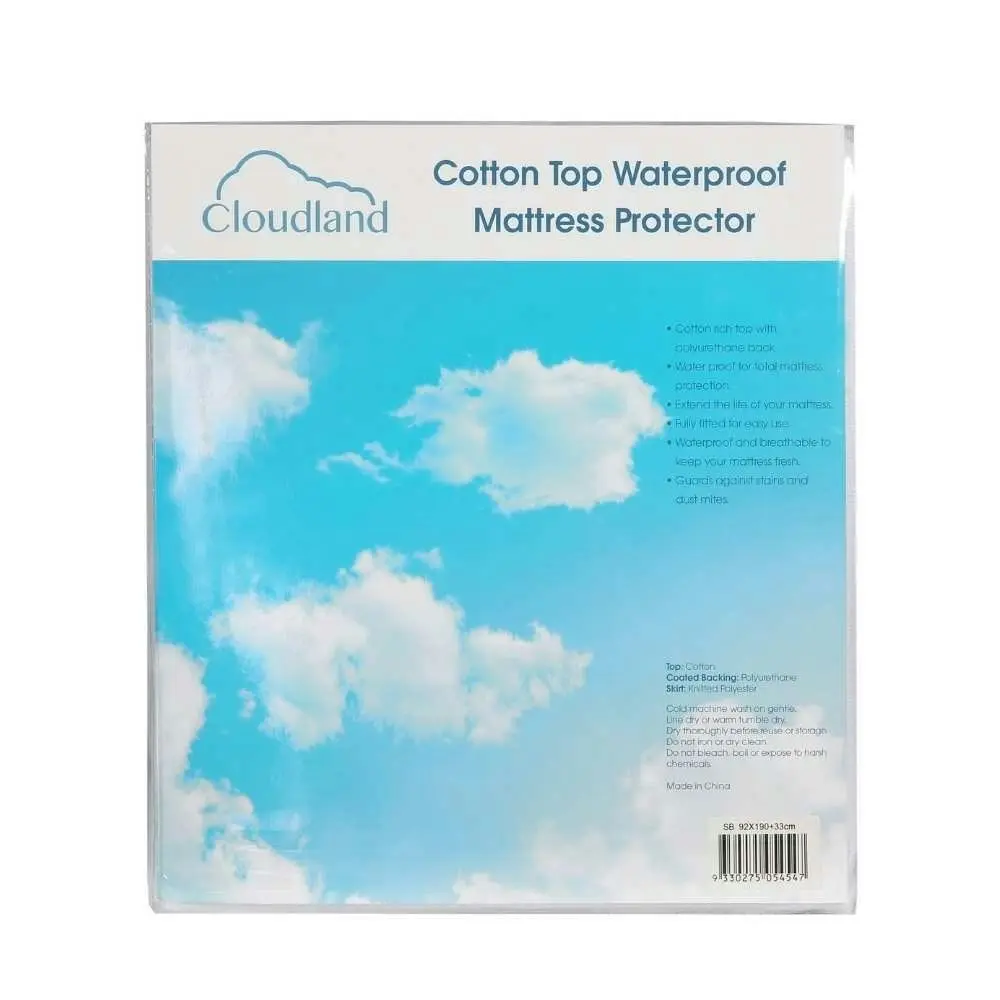 Cloudland Waterproof Cotton Mattress Protector