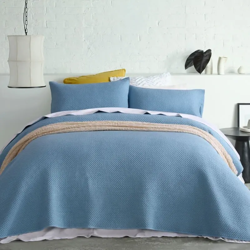 Accessorize Dexter Blue Coverlet Set