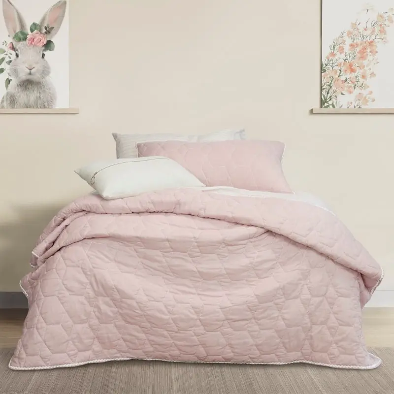 Jelly Bean Kids Bolston Pink Coverlet Set