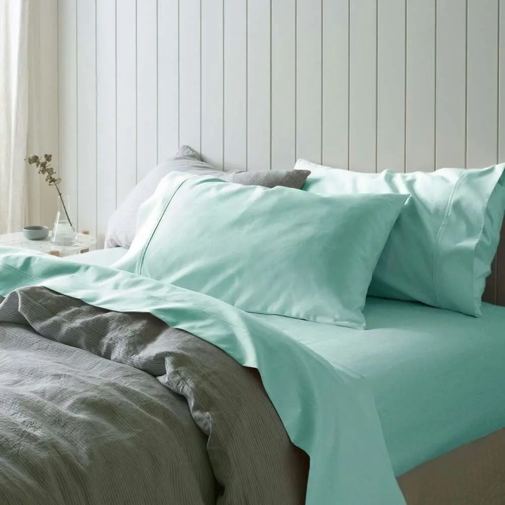 Accessorize Mint 1000 Thread Count Cotton Sateen Sheet Set