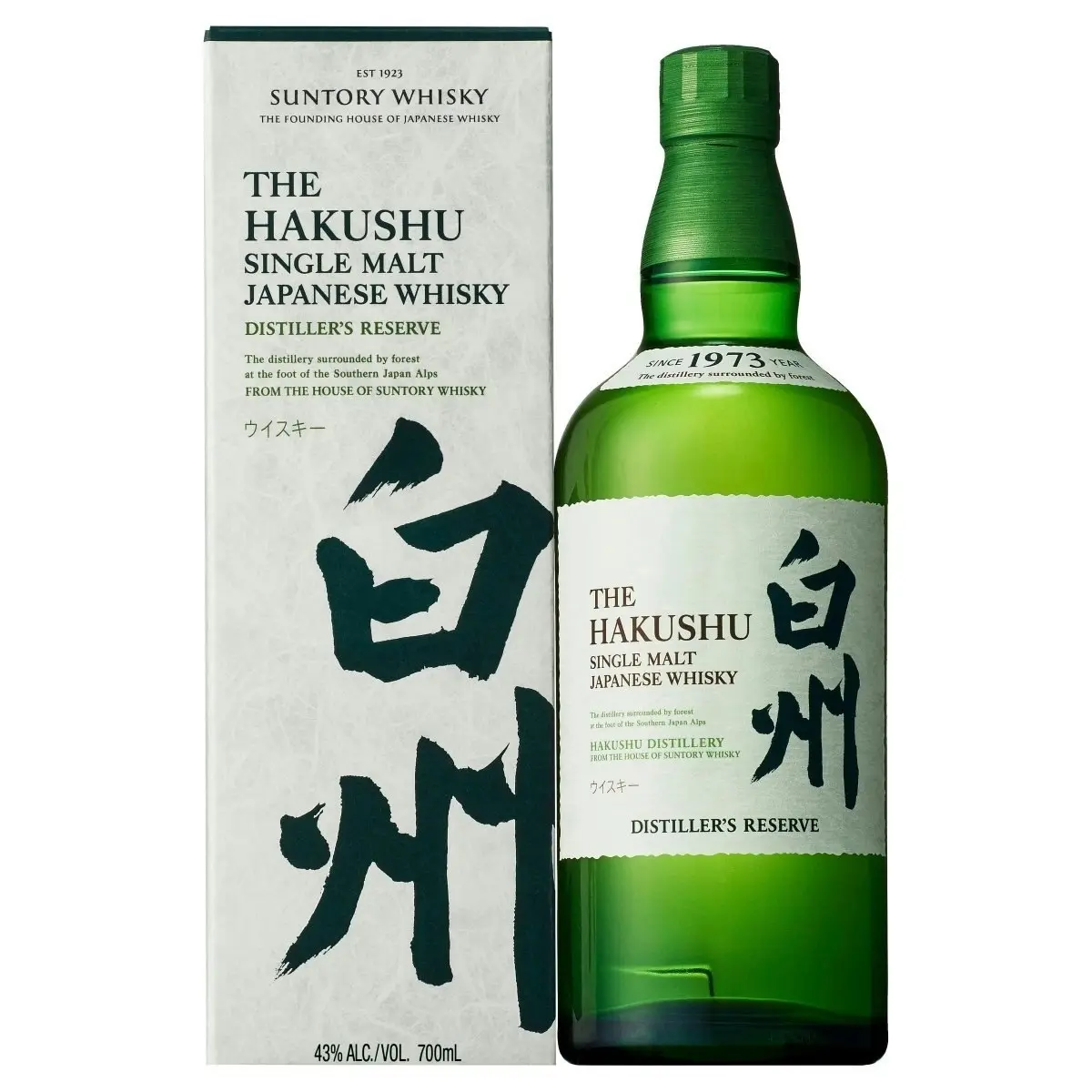 Hakushu Distiller's Reserve Single Malt Japanese Whisky (700mL)