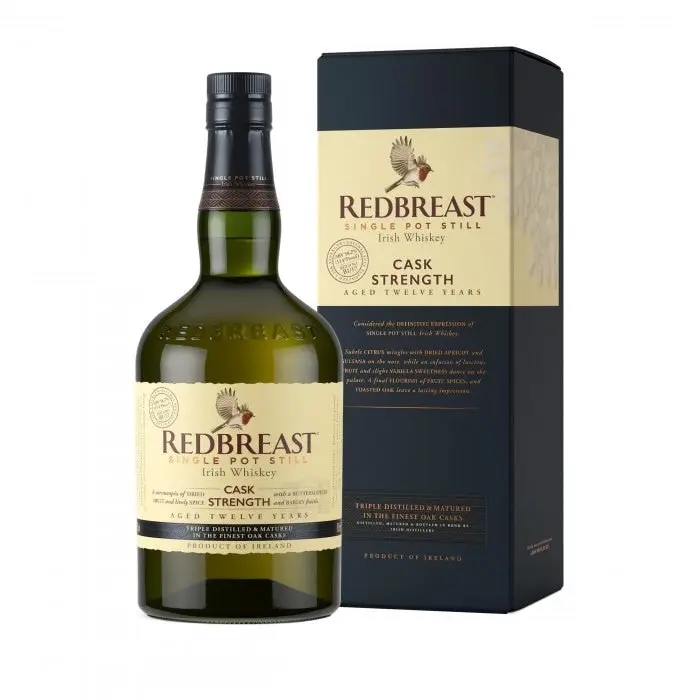 Redbreast Single Pot Still Irish Whiskey Cask Strength Aged 12 Years (700mL)