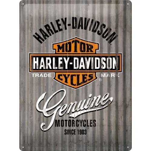 Nostalgic Art Harley Metal Wall 30x40cm Large Tin Sign Home Wall Hanging Decor