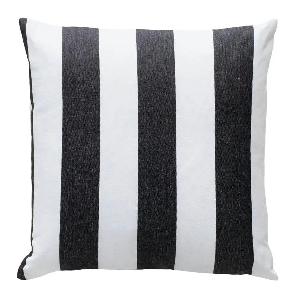 J. Elliot Outdoor/Indoor Square Stripe Chair Seat Cushion Décor Sofa 50x50cm BLK