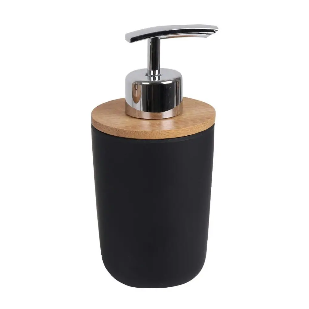 Eco Basics Soap Pump Bathroom/Sink Shampoo/Lotion/Liquid Bottle Dispenser Black