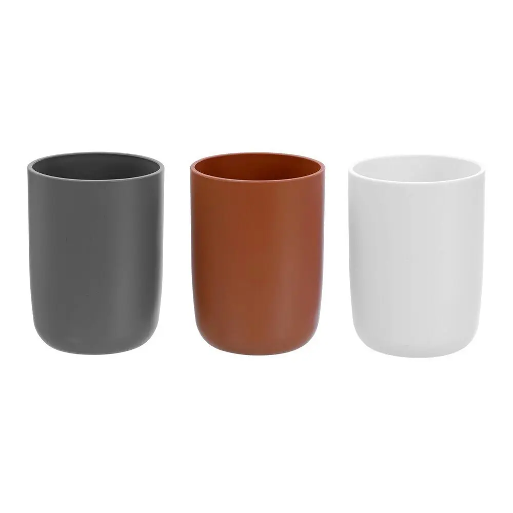 3x Boxsweden Bano Essentials 350ml/10cm Bathroom Tumbler Holder Organiser ASST