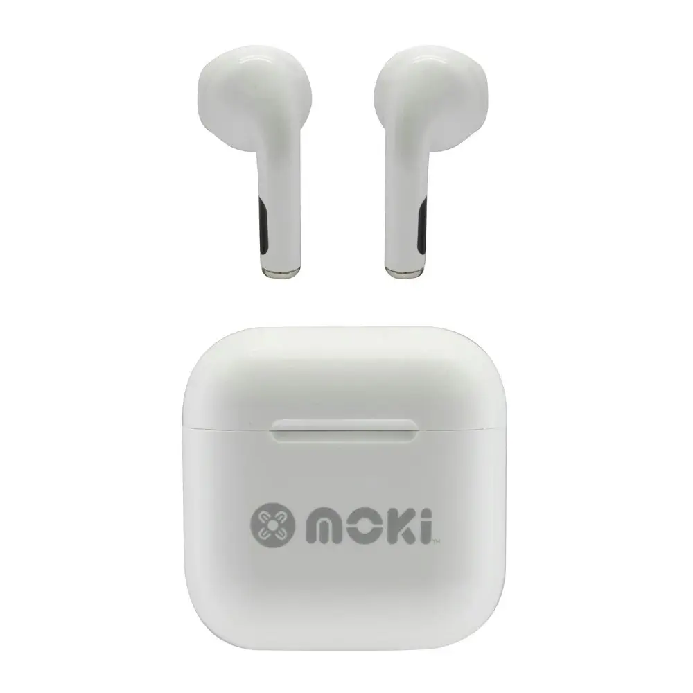 MokiPods Wireless Mini TWS Earphones/Earbuds/Headphones Bluetooth Audio/Music WH