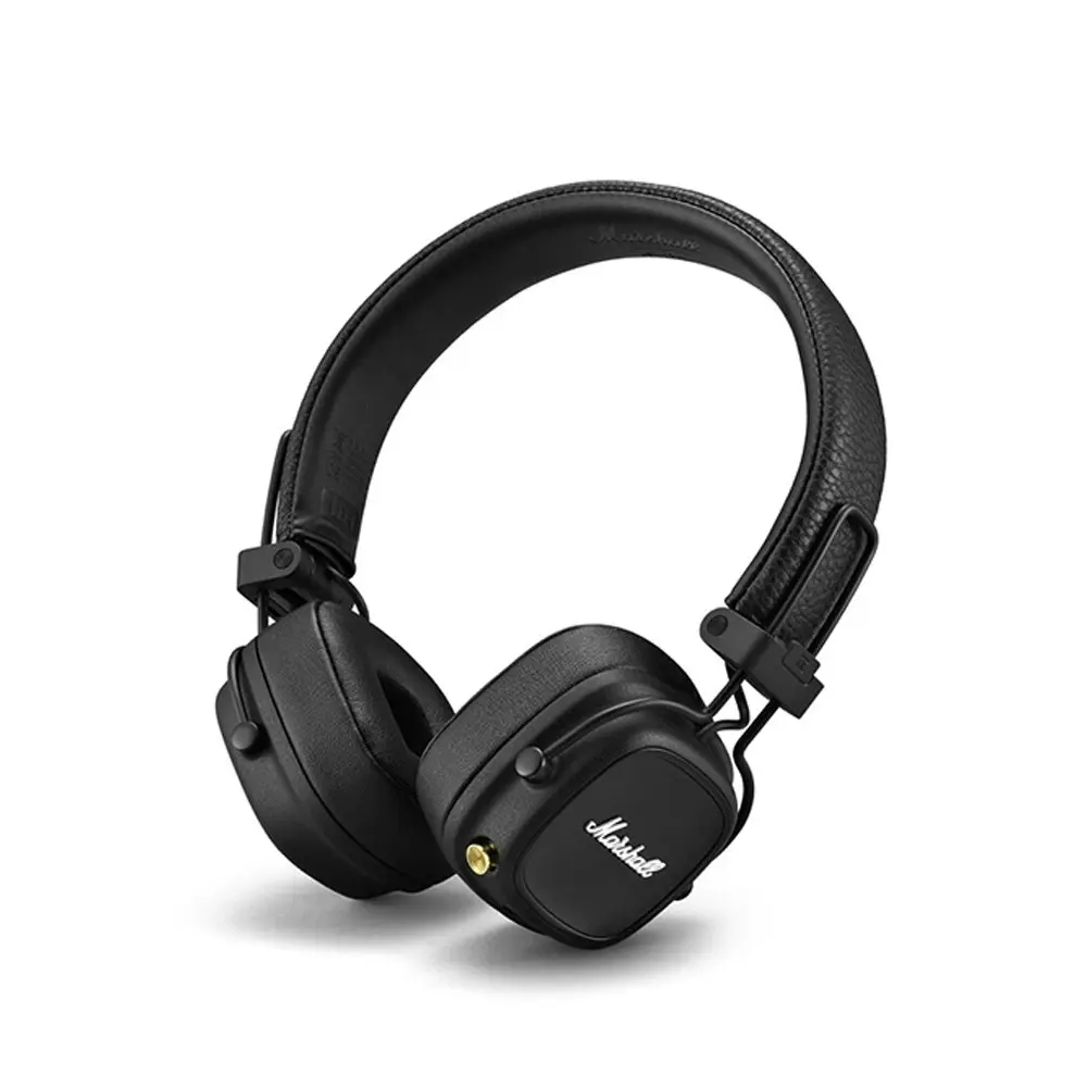 Marshall Major IV Portable On-Ear Wireless Bluetooth Headphones For Phones Black