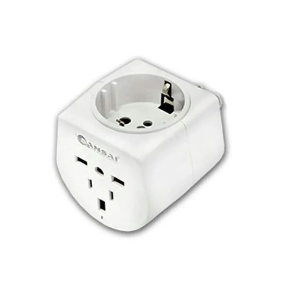 Sansai Universal Travel Power Adapter UK/USA/Europe/Asia/ Sockets to AU/NZ Plug