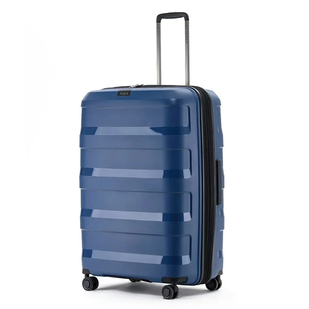 Tosca Comet 130L/29" Hard Case Luggage Trolley Large Travel Suitcase Storm Blue